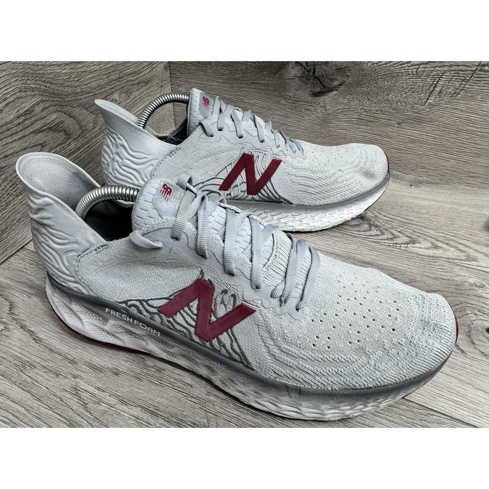 New Balance Men's Fresh Foam 1080v10 Summer Fog Crimson - Size 10.5
